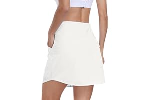 MoFiz Gonne Sportive Donna Gonna da Golf Tennis con Pantaloncini Interni Gonna a Maglia Gonna a Vita Alta per l'esterno