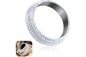 PEUTIER 65mm Car Exhaust Gasket, Exhaust Manifold Gasket Exhaust Donut Gasket Exhaust Flange Gasket Exhaust Muffler Sealer, Preventing leaks and noise