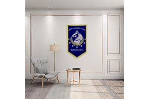 Yanbooch Super Earth Banner Flag Poster Man Cave Bed Room Home Office Party Decor 30x50 Inch Blue (B)