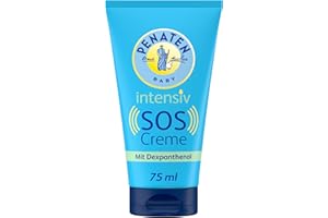 ‎PENATEN Penaten Kleine Helfer SOS Creme 75ml, beruhigende Feuchtigkeitscreme für Babys mit Dex-Panthenol für empfindliche Haut, bei Reizungen und Rötungen