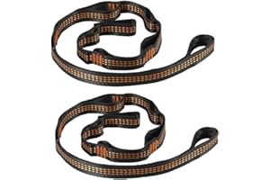 KILLIAN'S STORE Hängematten Gurte 2er Pack Hängematte Befestigungs Aufhängung für Camping Outdoor Reise Schaukel Baum Aufhängung Hängemattenzubehör max 300 kg