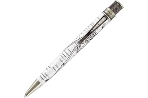 Retro 51 Tornado Vintage Metalsmith Rollerball pen, Dr Gray, Glow-In-The-Dark Skeleton (VRR-1346)