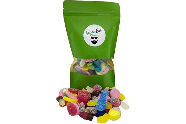 Vegan Bro Big Bag – 500 g Vegan fruktgummi vinglas