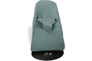 BABYLINE Funda Algodón Hipoalergénica, hipersuave y Transpirable para Hamaca BabyBjörn ® Balance, Soft y Bliss (Basic Aguamarina)