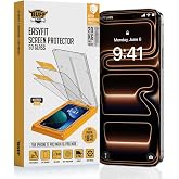 BUFF LABS 5D Glass EasyFit 2 Adet Kolay Uygulama Aparatlı Ekran Koruyucu Temperli Şeffaf Cam (iPhone 17 Pro Max/iPhone 16 Pro