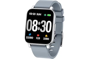 SUPBRO Smartwatch, 1.69 Inch HD Full Touchscreen Fitness Tracker Watch, IP67 Waterproof Fitness Watch with Heart Rate Monitor, Sleep Monitor, Pedometer, Women and Men, Sports Watch, Smart Watch