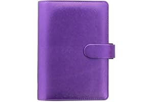 Filofax Personal Saffiano 21-028769 - Organizador metálico color violeta