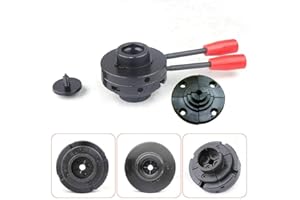 DIFU Vierbackenfutter Selbstzentrierend, Vierbackenfutter 75mm selbstzentrier M18 Drechselbank Backenfutter Drehfutter M18 Selbstzentrierend+Klaue
