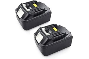 YASI MFG 2X 18 V 5 Ah Akumulator do Makita BL1850 196672–8 Li-Ion Batteria, Zastępują BL1840B BL1830 BL1815 5000mAh