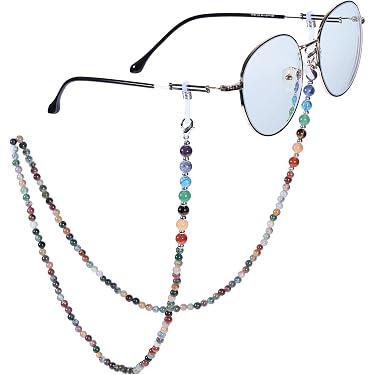 Produktbild von Brillen Kettenband Damen 6 Stück Brillenbänder - Verstellbare Brillenketten Für Sonnenbrillen & Lesebrillen, 70cm, 6 Farben 6er Set Bunt