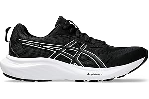 ASICS Gel Contend 9 Road Running Shoes Womens Black/White 6 UK