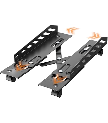 Ergotron Support Mural Vertical Universel Pour CPU – Fixation Solide Et Discrète Pour Tour PC (Argent/Noir)