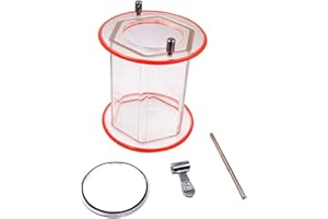 LOVIVER Schmuck-Poliertrommel, Schmuck-Polierbecher-Teil, klares Schmuck-Rotations-Poliertrommel-Zubehör