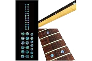 INLAYSTICKERS Inlay Sticker - Pennarelli per chitarra e basso, set di puntini personalizzati - Abalone Mix F-085CD-MX-AZ