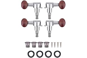 Bnineteenteam Ukulele Mechaniken, 2R 2L Mechaniken Stimmwirbel für Ukulele Zubehör