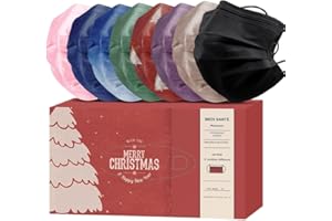 MEDI SANTÉ Lot de 24 PIÈCES DE Masques CHIRURGICAUX JETABLES Enfant Masques jetables Masques medicals Noel Calendrier de l'avent, Type IIR