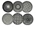 Produktbild ARD'TIME Komaé Teller, Keramik, Schwarz/Weiß, 6 Stück, Keramik, Mehrfarbig, 9,3 x 9,3 x 2,5 cm