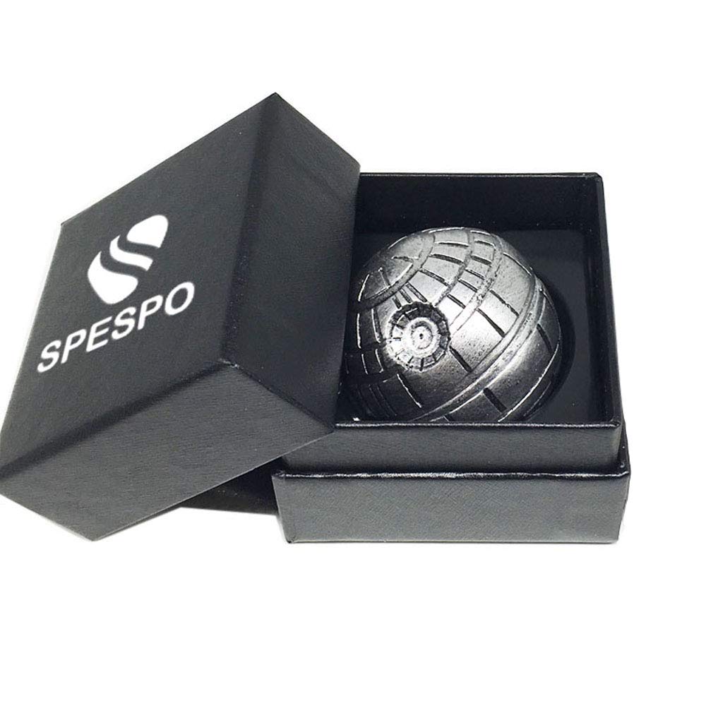 Spespo Grinder A Sfere In 3 Pezzi - Macinino Per Erbe E Spezie Da 53mm In Lega Di Zinco