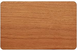 KNSMKP 20-Pack Cherry Wood NFC Cards, 13.56MHz, ISO 14443-A, Business Cards