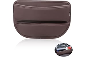 NAKUTITA Riempimento Gap Seggiolino Auto, Organizzatore di lacune Auto, Organizzatore Del Sedile Del Divario Dell'automobile, Tasca Della Console Del Sedile Anteriore per telefoni cellulari, portafogli