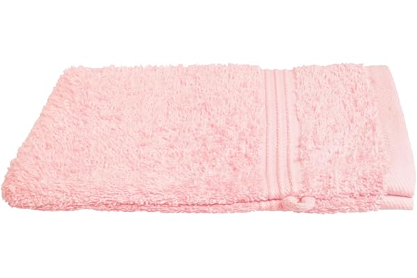 Gant de toilette Julie Julsen - Doux et absorbant - Certifié Oeko-Tex - 500 g/m² - 15 x 21 cm - Disponible en 23 couleurs, Coton, Rosa, 15 cm x 21 cm