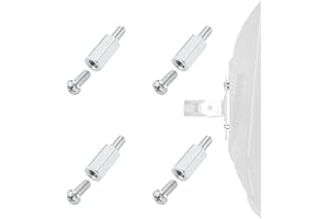 3IDEE Set distanziatori VESA – viti VESA M4 – 15 mm di distanza – compatibile con molti monitor (Samsung, HP, MSI, Dell)