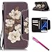 Produktbild Klapphülle für Galaxy S7 von Firefish, mit Kartenfächern, Standfunktion, Flip Case, aus Kunstleder, krazfest For Samsung Galaxy S7 begonie