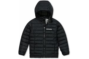 COR22 Columbia Powder Lite Boys Hooded Jacket, Giacche (3-in-1) Bambino, Mountain Red, Red Jasper, 2T