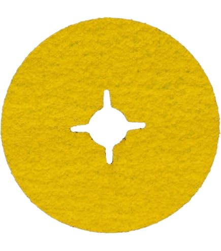 Norton Lot De 3 Disques Fibre Avos Corindon Diamètre 115 Grain 36