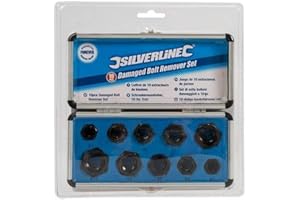 Silverline - 467893 - Coffret de 10 Extracteurs de Boulons