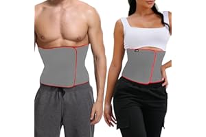 XN8 SPORTS Xn8 Adjustable Waist Trimmer Sweat Trainer Weight Loss Ab Wrap Sweat Workout Enhancer Back & Lumbar Support