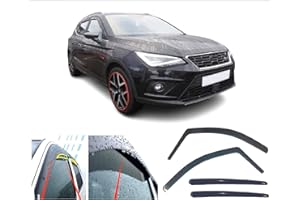 AC WOW 4 deflectores de viento compatibles con Seat Arona 2017 2018 2019 2020 2021 2022 2023 2024