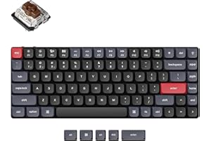 Keychron K3 Pro Ultra-Slim QMK/VIA Wireless Tastiera meccanica, Macro programmabile 75% Layout retroilluminazione bianca con Gateron G Pro Brown Switch PBT keycap per Mac Windows Linux