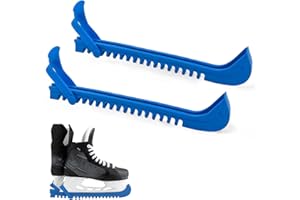 Jiaoshou Pan 1 Paire Protège Lame Patin a Glace, Protège-Lames Réglable pour Adultes et Enfants, Hockey Glace Patins Protection Couverture