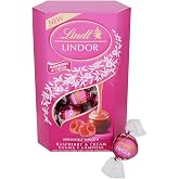 Lindor Raspberry And Cream Box Lindt Lindor Milk Chocolate Truffles – 200g Box (Approx. 16 Balls ...