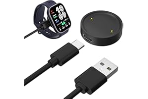 GAMOREK Charger for Amazfit Bip 6/Active 2, Replacement Smart Watch Charger 3.3Ft USB Magnetic Charging Cable Cord