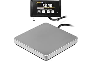 PCE Instruments Balanza digital de plataforma para paquetería (Rango de pesaje hasta 60 kg, plato de pesado 300 x 300 x 45 mm) PCE-PB 60N