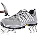 Produktbild XIAO LONG Sicherheitsschuhe Damen Herren Arbeitsschuhe mit Stahlkappe Atmungsaktiv und Sportlich Schutzschuhe Wanderhalbschuhe für Unisex-Erwachsene Sommer,Grau,40