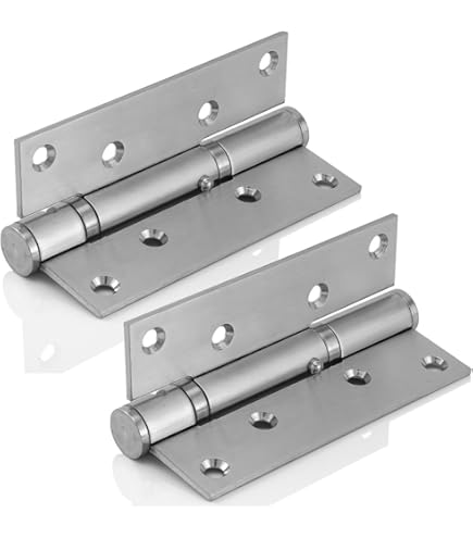 2 Confezioni Di Cerniere Autochiudenti In Nichel Bianco, Cerniere - Foto 14