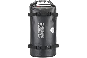 IRON JIA'S Waterproof Travel Bag | Large Capacity | Durable Motorcycle Riding Bag, Duffel Bag for Boating, Canoeing, Fishing, Camping, Pool, Rafting, Snowboard – Ben Black | 60L