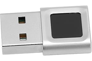 KIMISS Arcanite - Lector de Huellas Dactilares USB para PC 11, aleación de Zinc de 360 Grados, táctil, de Alta sensibilidad, Hello
