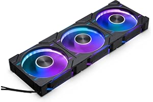 PHANTEKS D30 PWM Reverse Airflow D-RGB Lüfter, 3er Pack - 120mm, schwarz