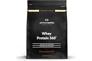 THE PROTEIN WORKS Protein Works - Whey Protein 360, Premium Whey Shake, Chocolate Silk, 40 Servings (1.2kg), Whey Protein Powder Blend, No Added Sugar Protein Shake
