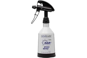 detailmate Made by Kwazar Mercury Super PRO+ Vaporisateur à 360° 0,5 l Double Action Trigger Noir