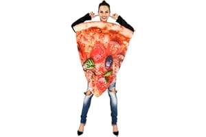 SEA HARE 3D Unisex Digital Print Erwachsenen Pizza Slice Kostüm