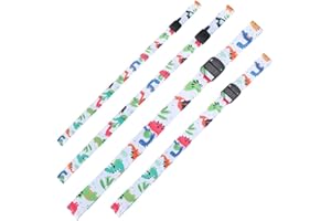 DAUERHAFT Holder Stroller Toy Sippy Leash Tether,Baby Feeding Bottle Cup Adjustable Strap,Non-toxic,Odorless,Suitable for Hung on Baby Stroller(Dinosaur)