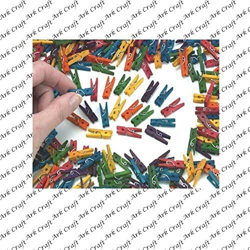 Coloured Mini Pegs 25mm 50 Pk by Fred Aldous