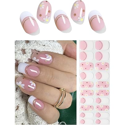 16 Strisce Patch Copertura Completa Avvolgi Gel Unghie Adesivo - Foto 6