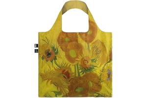 LOQI VAN GOGH Sunflowers Bag Travel Tote, 50 cm, 15 liters, Yellow (Sunflowers) VG.SF