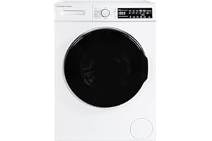Russell Hobbs RH914W116W - Freestanding Washing Machine, 9kg Capacity, 1400 rpm, 15 Programmes, Eco Technology, Rapid Wash Cycles, White, 85 x 60.9 x 60 cm